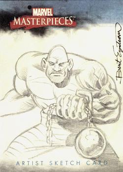 2007 SkyBox Marvel Masterpieces - Sketches #NNO Brent Engstrom Front