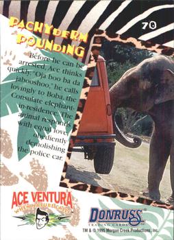 1995 Donruss Ace Ventura: When Nature Calls #70 Pachyderm Pounding Back