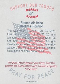 1991 AMA Group Desert Storm Operation Yellow Ribbon #51 Desert Watch Back