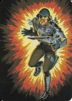 1986 Hasbro G.I. Joe Action Cards #99 Major Bludd Front