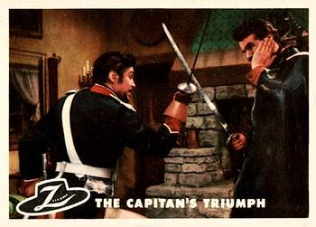 1958 Topps Zorro #25 The Captain's Triumph Front