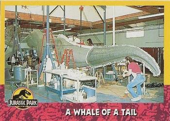 1993 Topps Jurassic Park #153 A Whale of a Tail Front