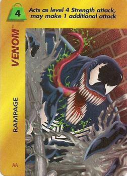 1997 Fleer Spider-Man - Marvel OverPower Special Characters #NNO Venom - Rampage (AA) Front