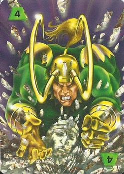 1997 Fleer Spider-Man - Marvel OverPower Power #NNO Loki (Strength 4) Front