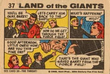 1968 A&BC Land of the Giants #37 Back to safety! Back