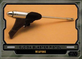 2013 Topps Star Wars: Galactic Files Series 2 #592 ELG-3A Blaster Pistol Front