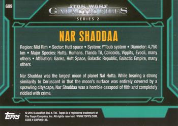2013 Topps Star Wars: Galactic Files Series 2 #699 Nar Shaddaa Back