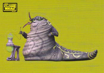 2008 Topps Star Wars The Clone Wars Stickers #15 Ziro the Hutt Front