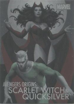 2014 Rittenhouse Marvel Universe - Avengers Origins #AO3 Scarlet Witch / Quicksilver Front