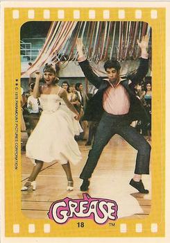 1978 Topps Grease - Stickers #18 Doin' It on the Dance Floor! Front