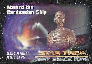 1993 SkyBox Star Trek: Deep Space Nine Premiere #16 Aboard the Cardassian Ship Front