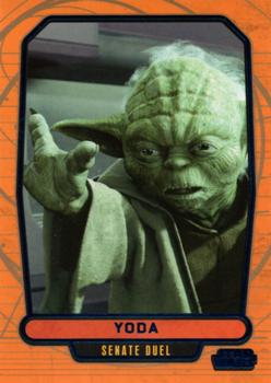 2013 Topps Star Wars: Galactic Files Series 2 - Blue #437 Yoda Front