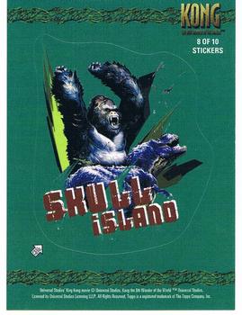 2005 Topps King Kong - Stickers #8 Skull Island Front