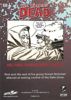 2013 Cryptozoic The Walking Dead #68 We Find Ourselves, Part 5 Back