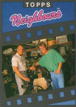 1988 Topps Neighbours Series 1 #17 Motor racing is a man's sport Front