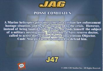 2006 TK Legacy JAG Premiere Edition #J47 Posse Comitatus Back