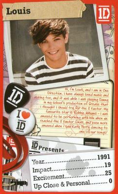 2013 Top Trumps One Direction The Journey So Far #NNO Louis Front