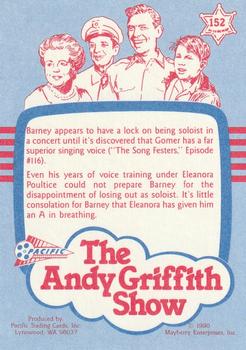 1991 Pacific The Andy Griffith Show Series 2 #152 The New Mayberry Minstrels Back