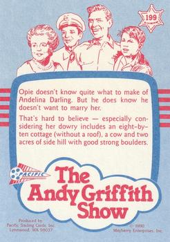 1991 Pacific The Andy Griffith Show Series 2 #199 The Darling Baby Back
