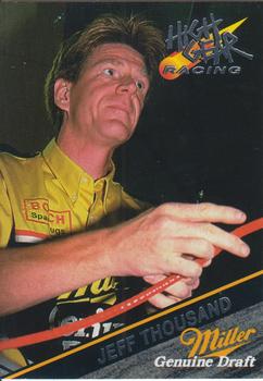 1994 Wheels High Gear Power Pack Team Set Miller Genuine Draft #13 Jeff Thousand Front