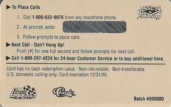1995 Assets - 1-Minute Phone Cards #NNO Jeff Gordon Back
