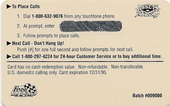 1995 Assets - 1-Minute Phone Cards #NNO Terry Labonte Back
