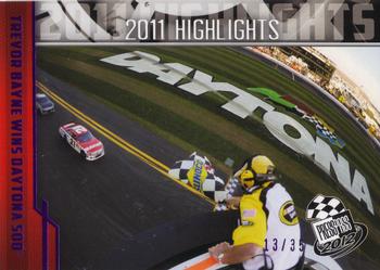 2012 Press Pass - Purple #91 Trevor Bayne Wins Daytona 500 Front