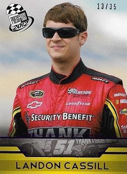 2012 Press Pass - Purple #8 Landon Cassill Front