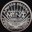 1997 Pinnacle Mint Collection - Coins: Fine Silver (Solid Silver) #14 Jimmy Spencer Back