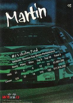 1997 Wheels Predator - Black Wolf #05 Mark Martin Back