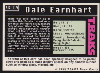 1995 Traks - Series Stars Unpeeled #SS 19 Dale Earnhardt Back