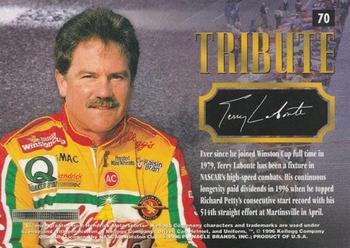 1996 Pinnacle Zenith - 24KT Artist Proof #70 Terry Labonte Back