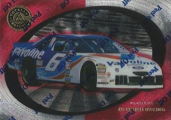 1997 Pinnacle Totally Certified #40 #6 Roush Racing Front