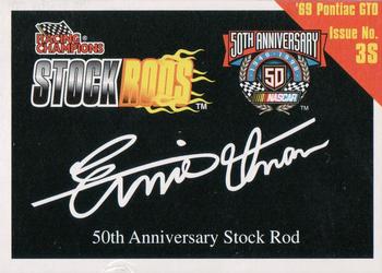 1998 Racing Champions Stock Rods Exclusives #3S Ernie Irvan Front