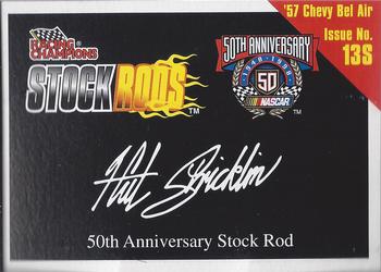 1998 Racing Champions Stock Rods Exclusives #13S Hut Stricklin Front