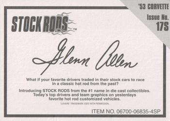 1998 Racing Champions Stock Rods Exclusives #17S Glenn Allen Back