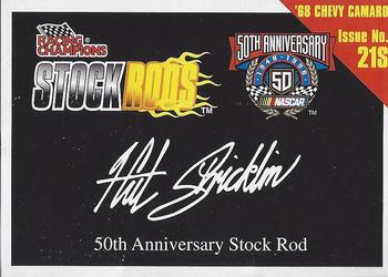 1998 Racing Champions Stock Rods Exclusives #21S Hut Stricklin Front