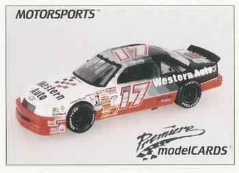 1991 Motorsports Modelcards - Premiere #67 Darrell Waltrip Front