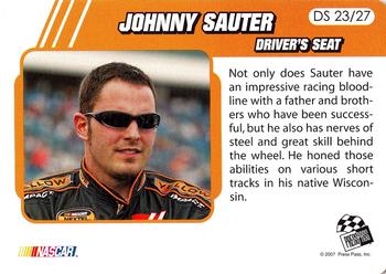 2007 Traks - Driver's Seat Laps #DS 23 Johnny Sauter Back