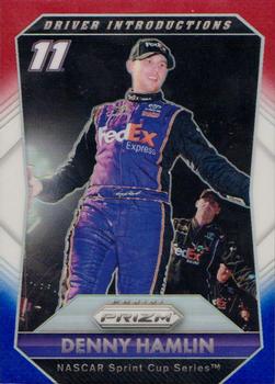 2016 Panini Prizm - Red, White & Blue Prizm #74 Denny Hamlin Front