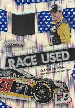 2016 Panini Prizm - Race Used Tire Blue Flag Prizm #T-RN Ryan Newman Front