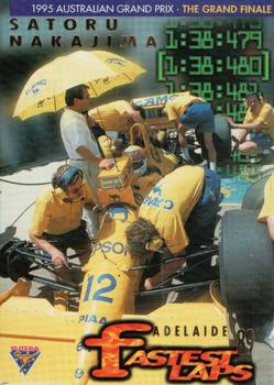 1995 Futera Australian Formula One Grand Prix - Fastest Laps #FL 5 Satoru Nakajima Front