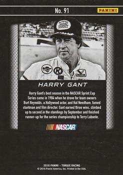 2016 Panini Torque - Blue #91 Harry Gant Back