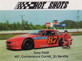 1991 Hot Shots #1239 Tony Paidl Front