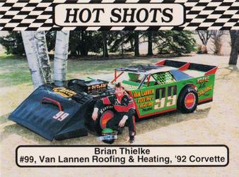 1992 Hot Shots #1517 Brian Thielke Front