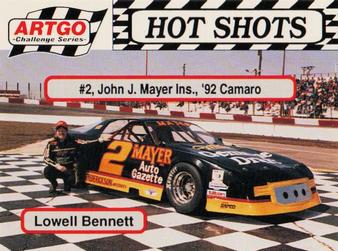 1992 Hot Shots ARTGO #1428 Lowell Bennett Front