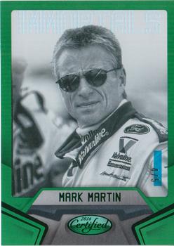 2016 Panini Certified - Mirror Green #76 Mark Martin Front