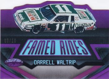 2016 Panini Certified - Famed Rides Mirror Purple #FR9 Darrell Waltrip Front