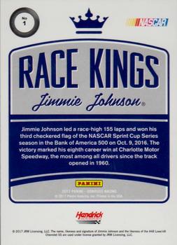 2017 Donruss - Gold Foil #1 Jimmie Johnson Back