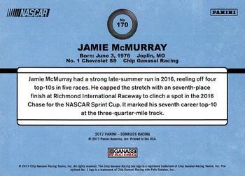 2017 Donruss - Green Foil #170 Jamie McMurray Back